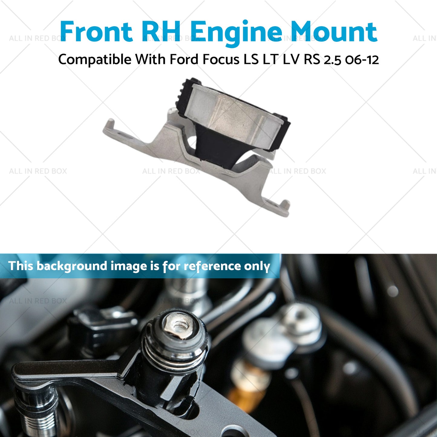 RH Engine Mount Suitable For Ford Focus LV RS 2.5L Turbo B5254T 2010-2012 Engine