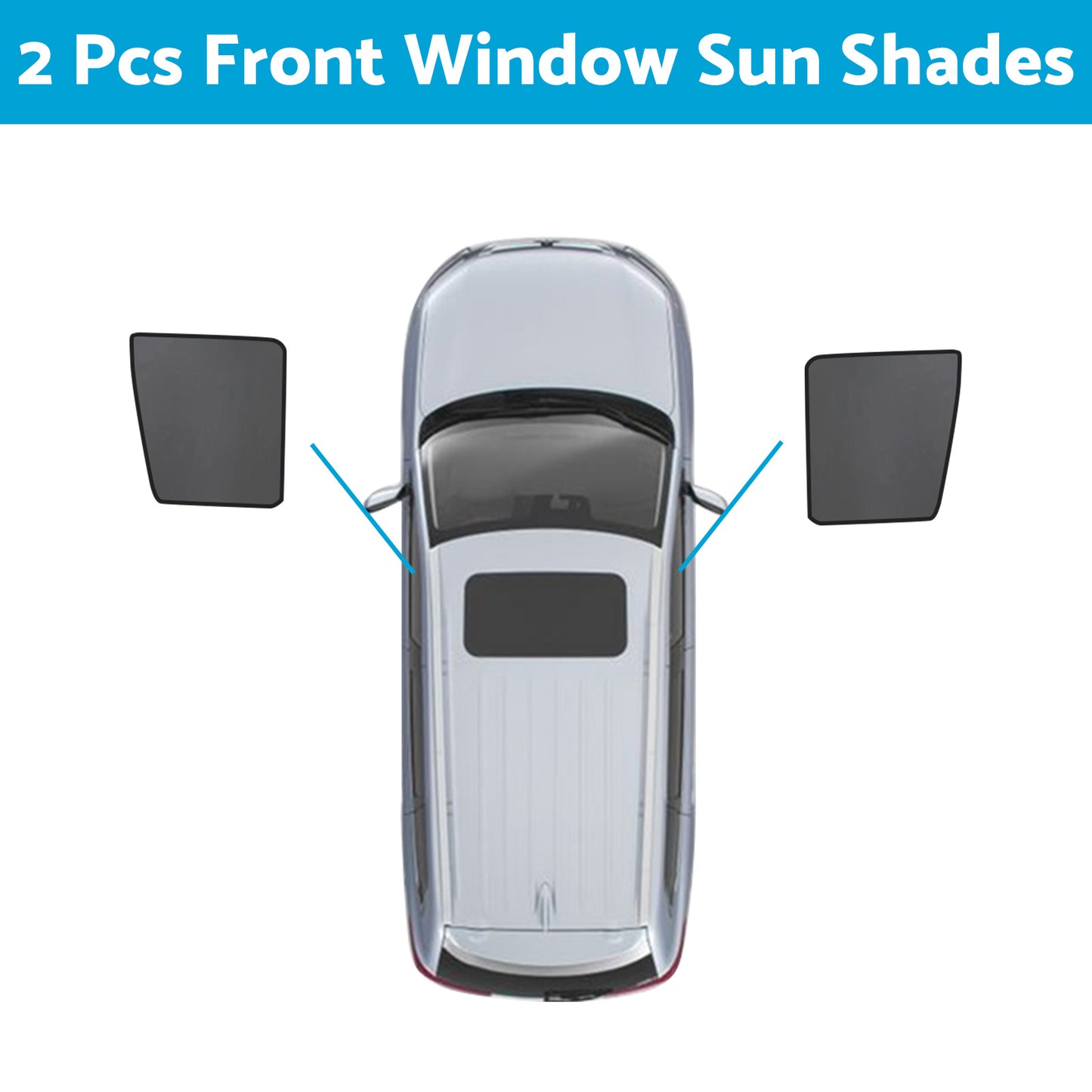 Front & Rear Port Window Magnetic Sun Shade Suitable For Kia Carnival KA4 2020-2023