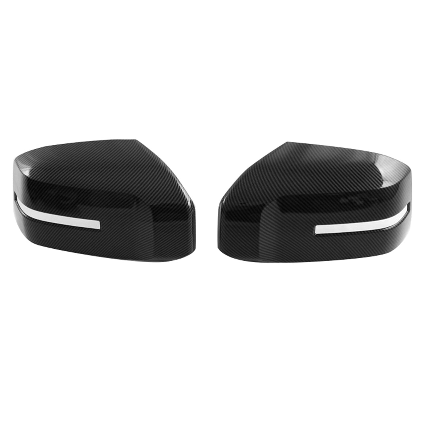 Side Mirror Cover Suitable For Mitsubishi Triton L200 23-25 ABS Carbon Fiber