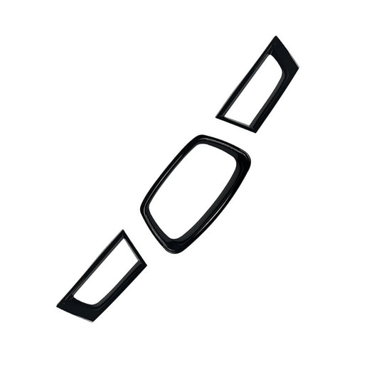 3x Gloss Black Front Grille Trim Suitable For Subaru Impreza WRX MK6 2006-2007