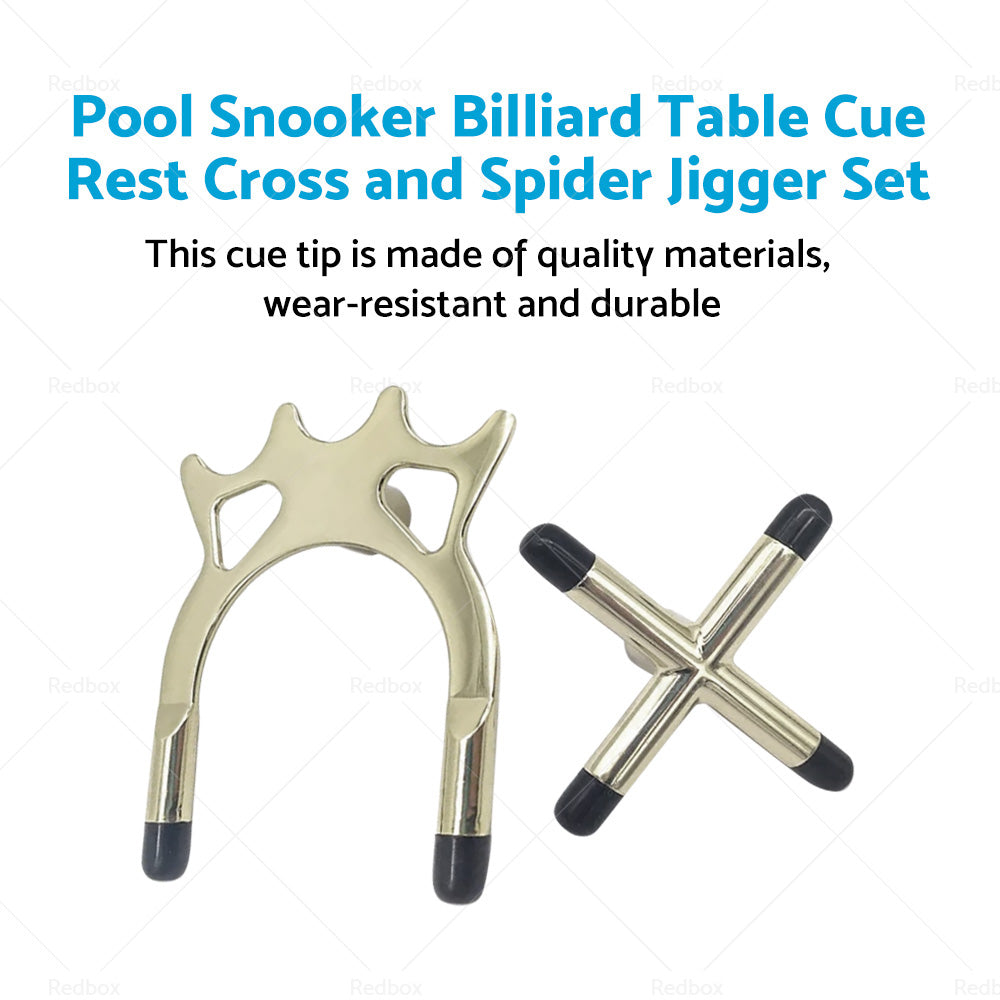 {{ Pool Snooker Billiard Table Cue Rest Cross and Spider Jigger Set }} - Buy Car Parts Online at {{ Kaka Auto Parts }}.