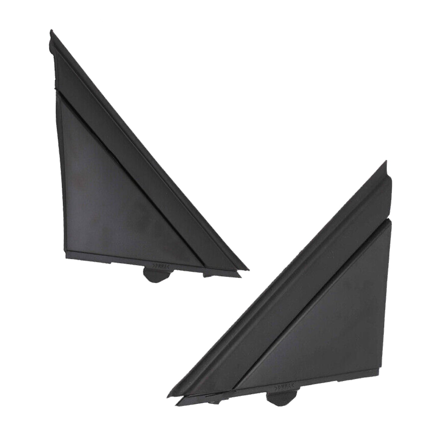 Matte Black Rear Mirror Triangle Trim Plate Suitable For Fiat 500 2012-2019