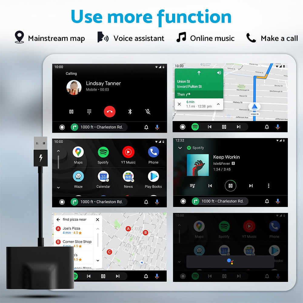 Auto Wireless CarPlay Adapter Suitable For Android Devices in Most Vehicles with CarPlay