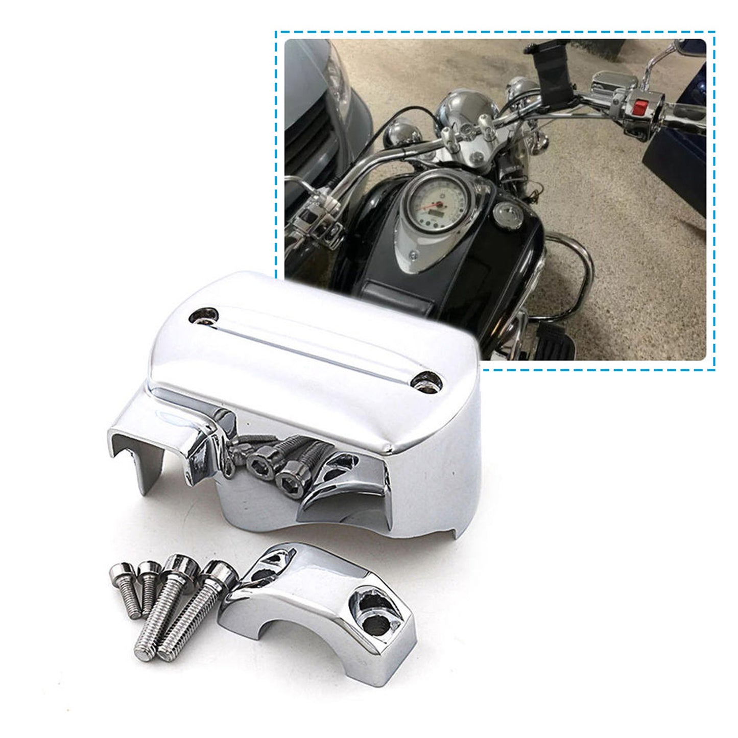 Brake Master Cylinder Cover Suitable For Yamaha V-Star 650 1998-2013 / V-Star 950 / V-Star 1100 / V-Star 1300