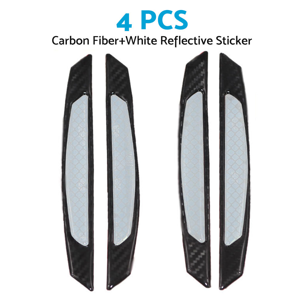 {{ Reflective Carbon Fiber Car Door Edge Guard Bump Protector Sticker Universal }} - Buy Car Parts Online at {{ Kaka Auto Parts }}.