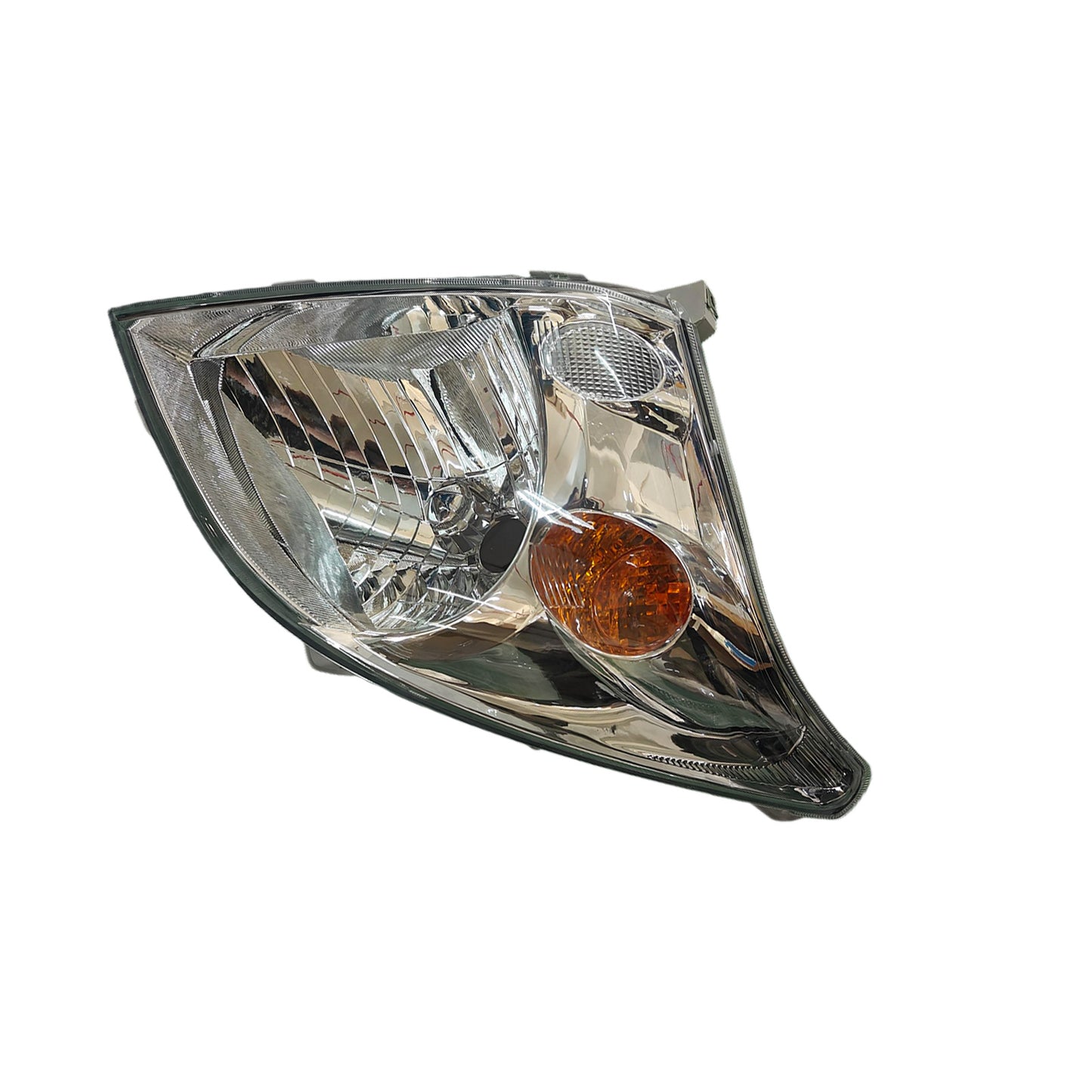Chrome Headlight Pair Suitable For Toyota Landcruiser Prado 120 Series 2002-2009