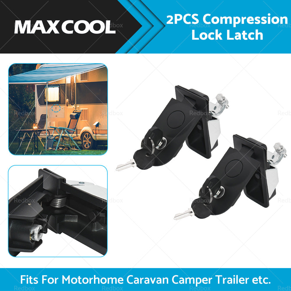 {{ 2PCS Compression Lock Latch Rounded End Tool Box For Caravan Camper Trailer }} - Buy Car Parts Online at {{ Kaka Auto Parts }}.