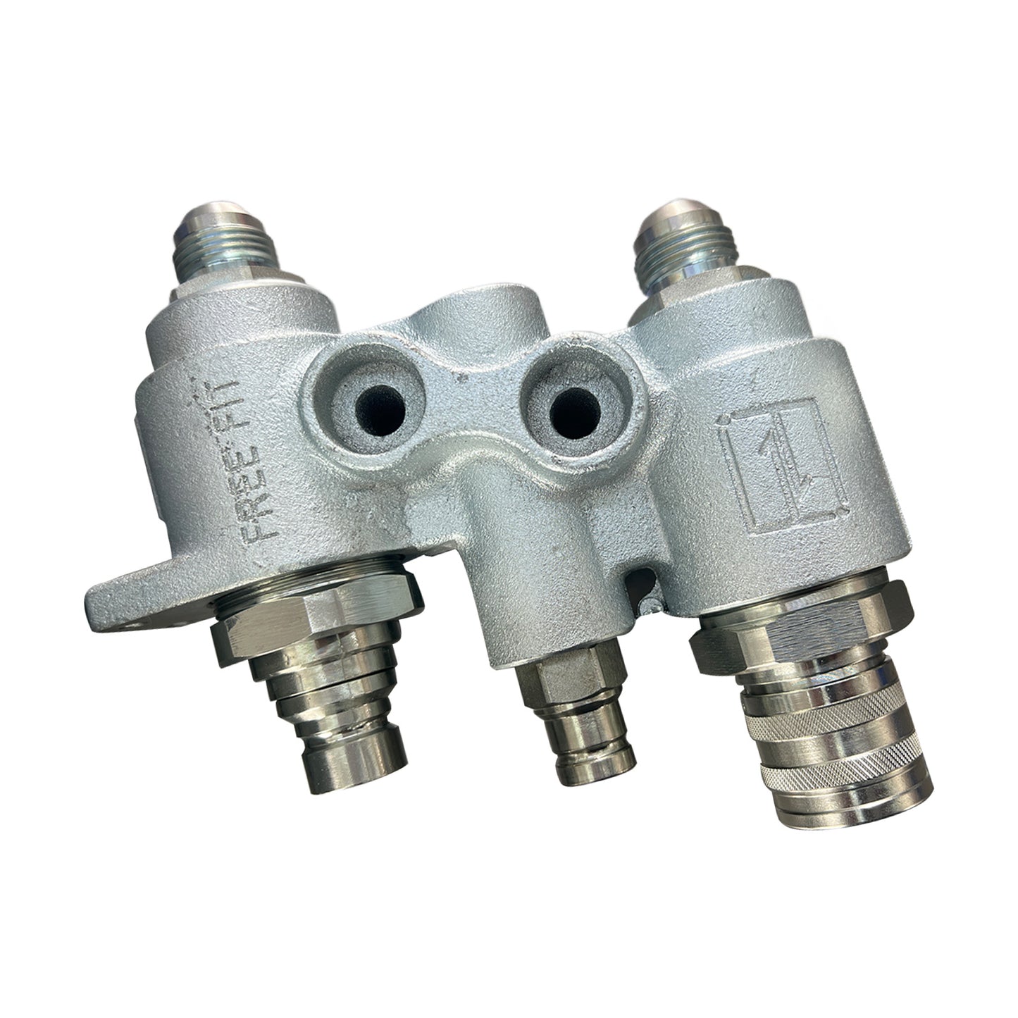 For Bobcat Hydraulic Block Quick Coupler Flat Face FFH Auxillary Valve 6678076