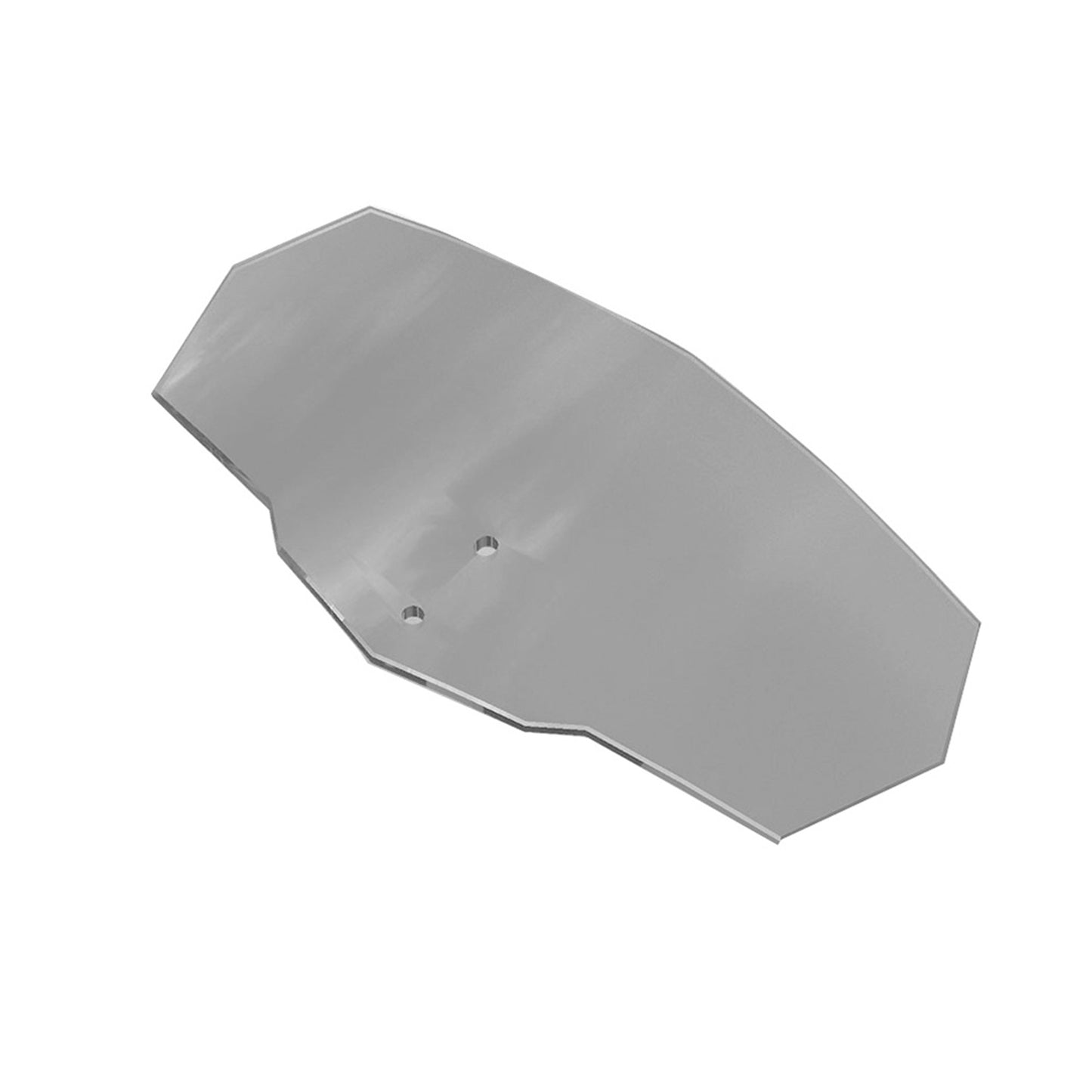 Motorcycle Windshield Clip-On Extension Spoiler Wind Deflector Suitable For Windscreen Smoke