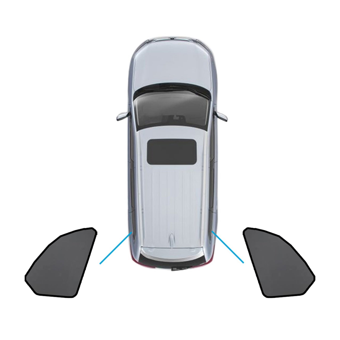 {{ Car Window Sun Shade Magnetic Sun Blind Mesh Suitable for BMW X5 F95 G05 2018-On }} - Buy Car Parts Online at {{ Kaka Auto Parts }}.