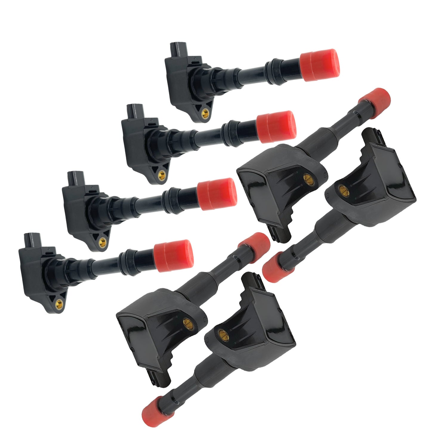8Pcs Ignition Coils 3 Pins Suitable For Honda Jazz GD GE2 GE3 Civic ES ET 1.3L