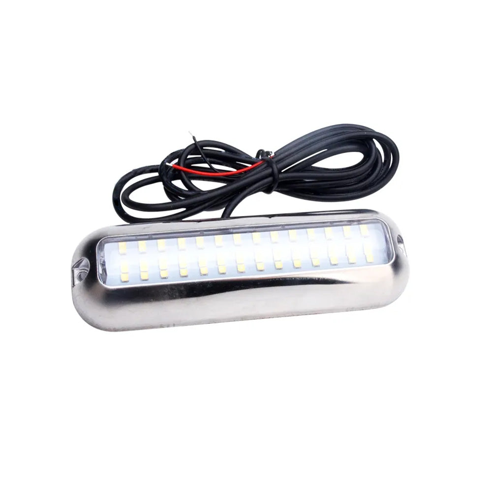 42LED Boat Light Underwater Marine Transom Lights 316 Stainless Steel Pontoon