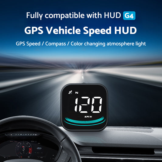 Digital Speedometer Universal GPS HUD Head-Up Display Suitable For Car With MPH & Overspeed Alarm