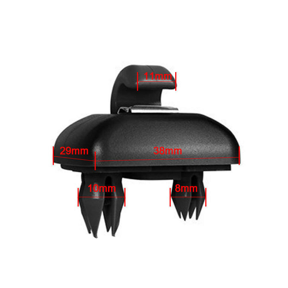2x Left Sun Visor Clip Holder Hook Bracket Suitable For Audi A3 A4 Q3 Q5 TT