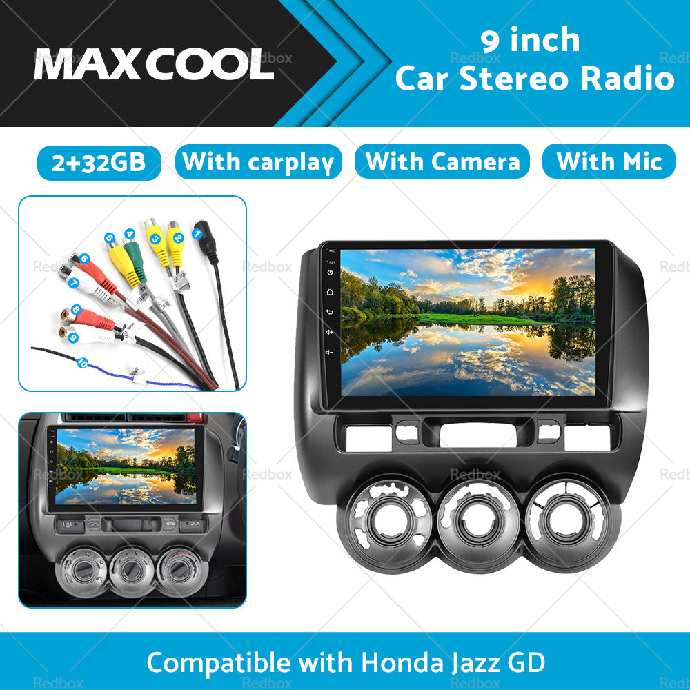 {{ 32GB Android11 GPS Navi Car Stereo Radio 9inch Head Unit Suitable For Honda Jazz GD }} - Buy Car Parts Online at {{ Kaka Auto Parts }}.