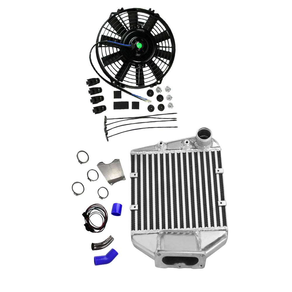 Intercooler Kit With Fan Suitable For Toyota Landcruiser 80 / 100 / 105 Series 1HZ 4.2L