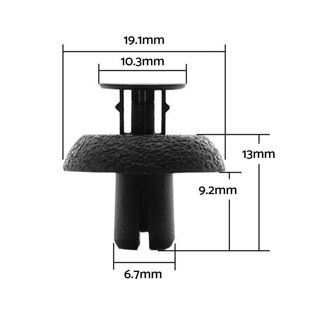 10x Engine Cover Clip Radiator Support Clip Suitable For Toyota LandCruiser 200 2007–2021