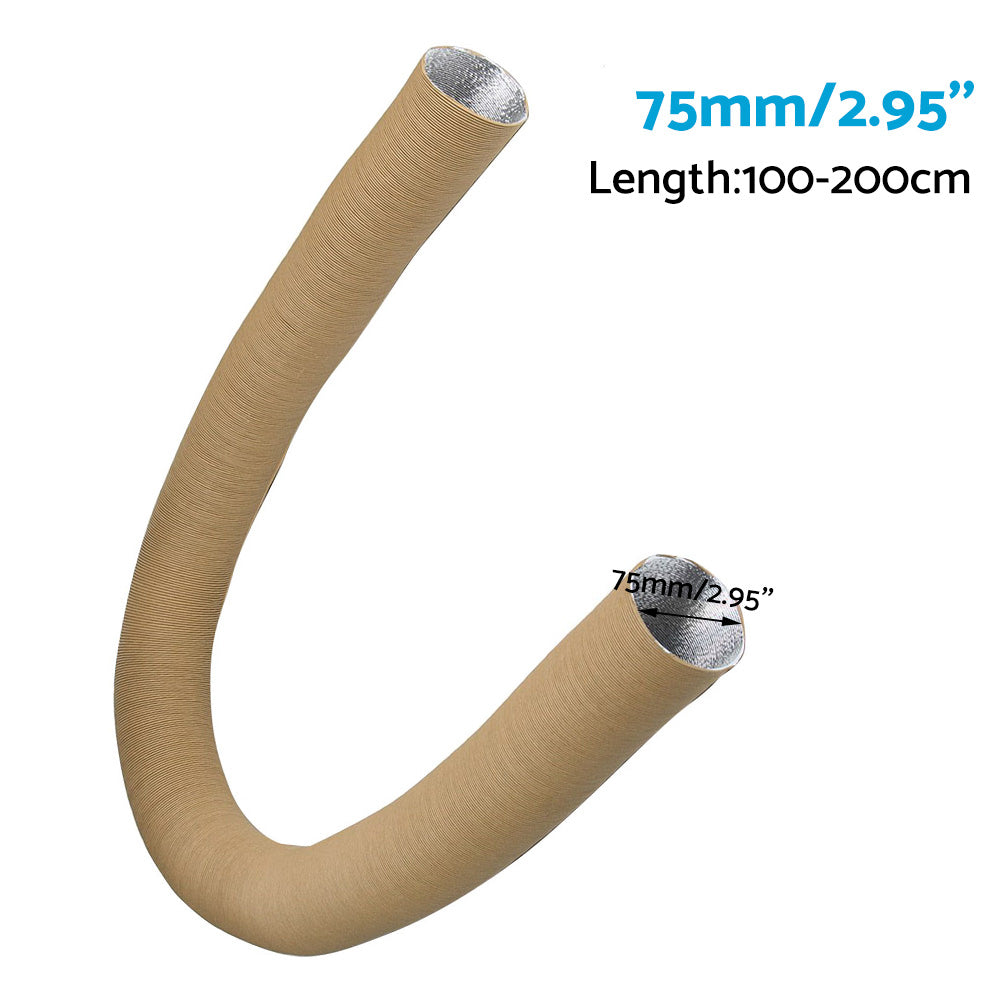 {{ 75mm 200cm Heater Duct Cold Hot Air Hose Pipe For Car Parking Air Diesel Heater }} - Buy Car Parts Online at {{ Kaka Auto Parts }}.