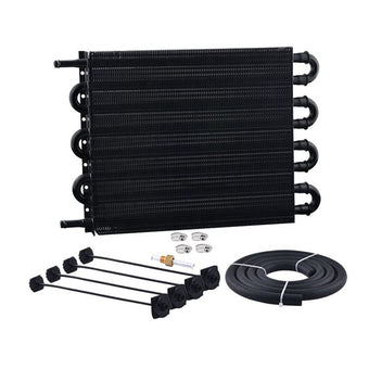 compare product 8 Row Remote Transmission Oil Cooler Radiator Converter Kit Suitable For Manual To Automatic Transmission Vehicles