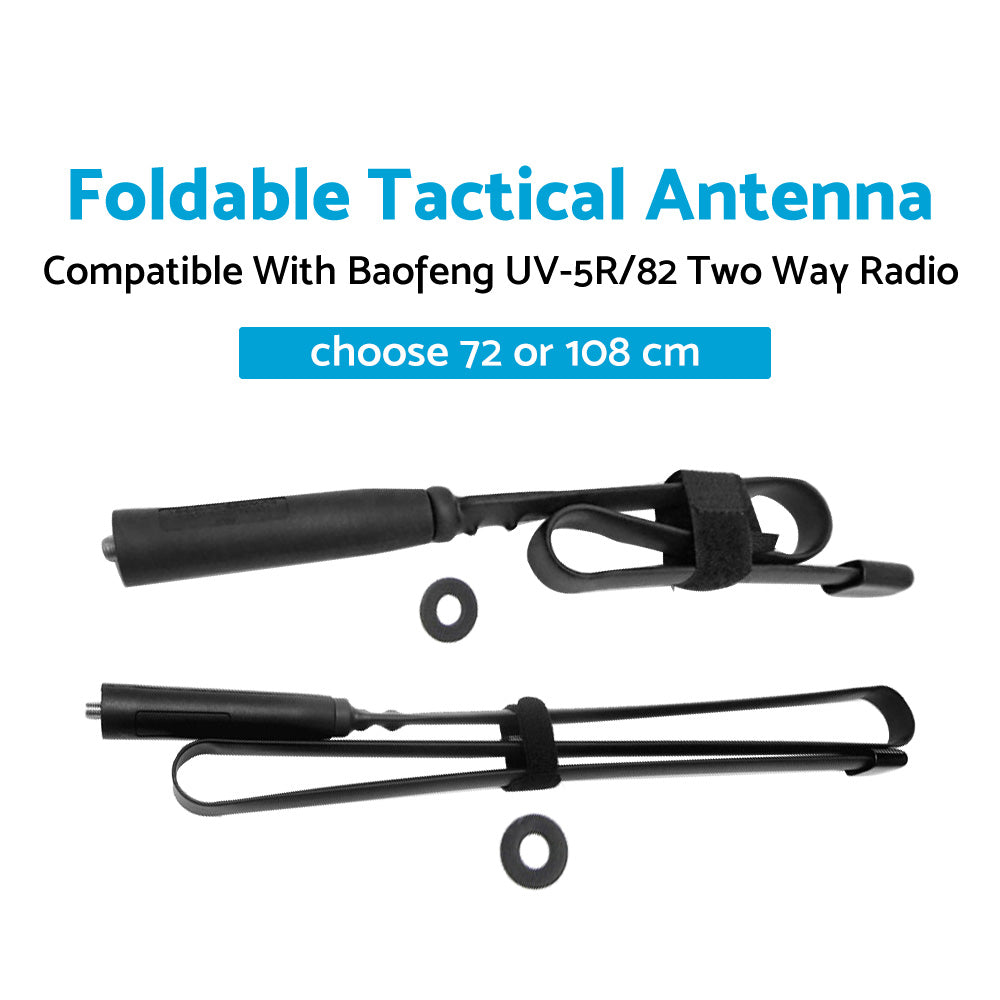 {{ Foldable Tactical Antenna SMA-Female Suitable For Baofeng UV-5R/82 Two Way Radio }} - Buy Car Parts Online at {{ Kaka Auto Parts }}.