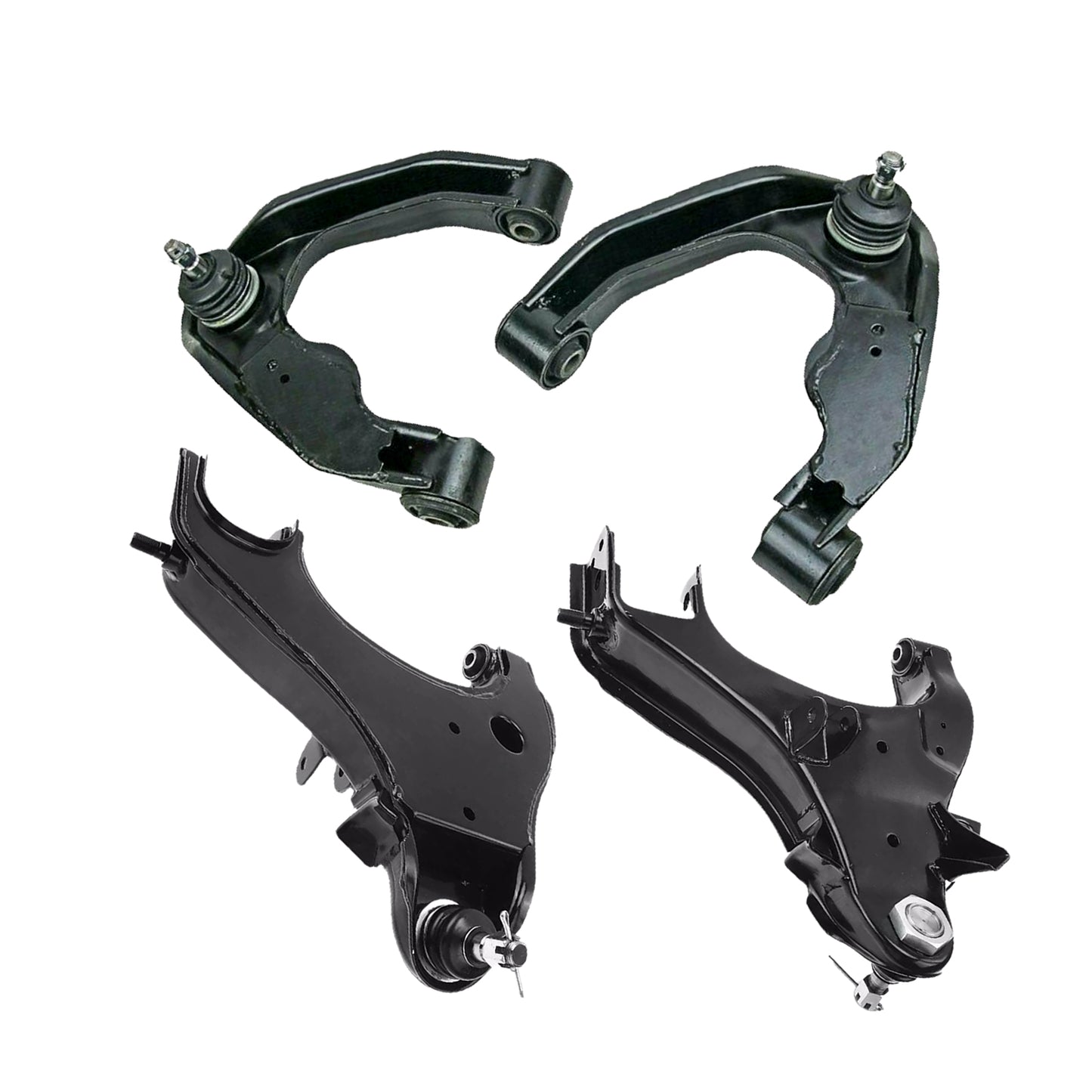 {{ 2x Front Upper+Lower Control Arms Suitable For Nissan Navara D22 4WD 97-15 }} - Buy Car Parts Online at {{ Kaka Auto Parts }}.