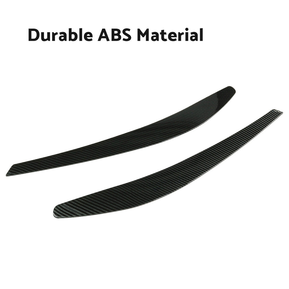 {{ Carbon Fiber Style Headlight Eyebrow Trims Covers for Holden Commodore VF SS SSV }} - Buy Car Parts Online at {{ Kaka Auto Parts }}.