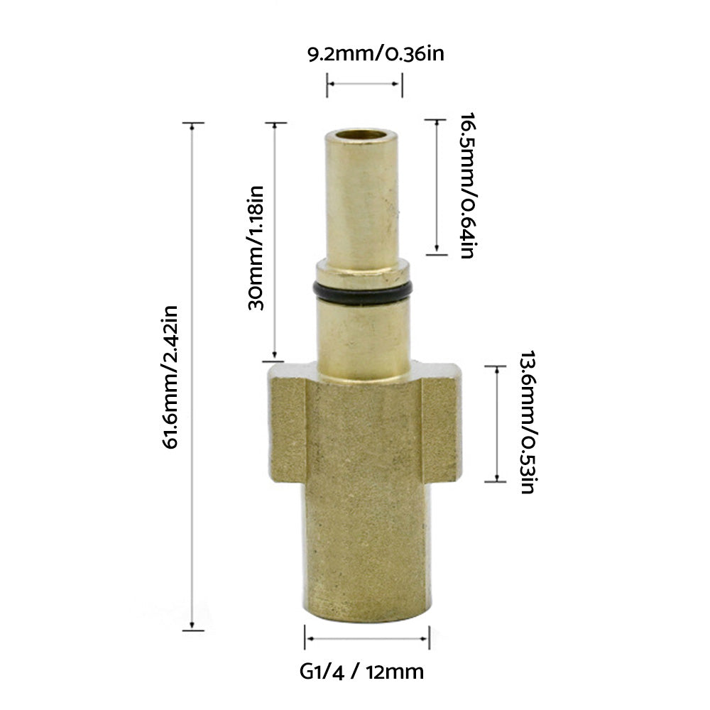 Suitable for AR Blue Clean Ryobi Snow Foam Pressure Washer Adaptor Fitting