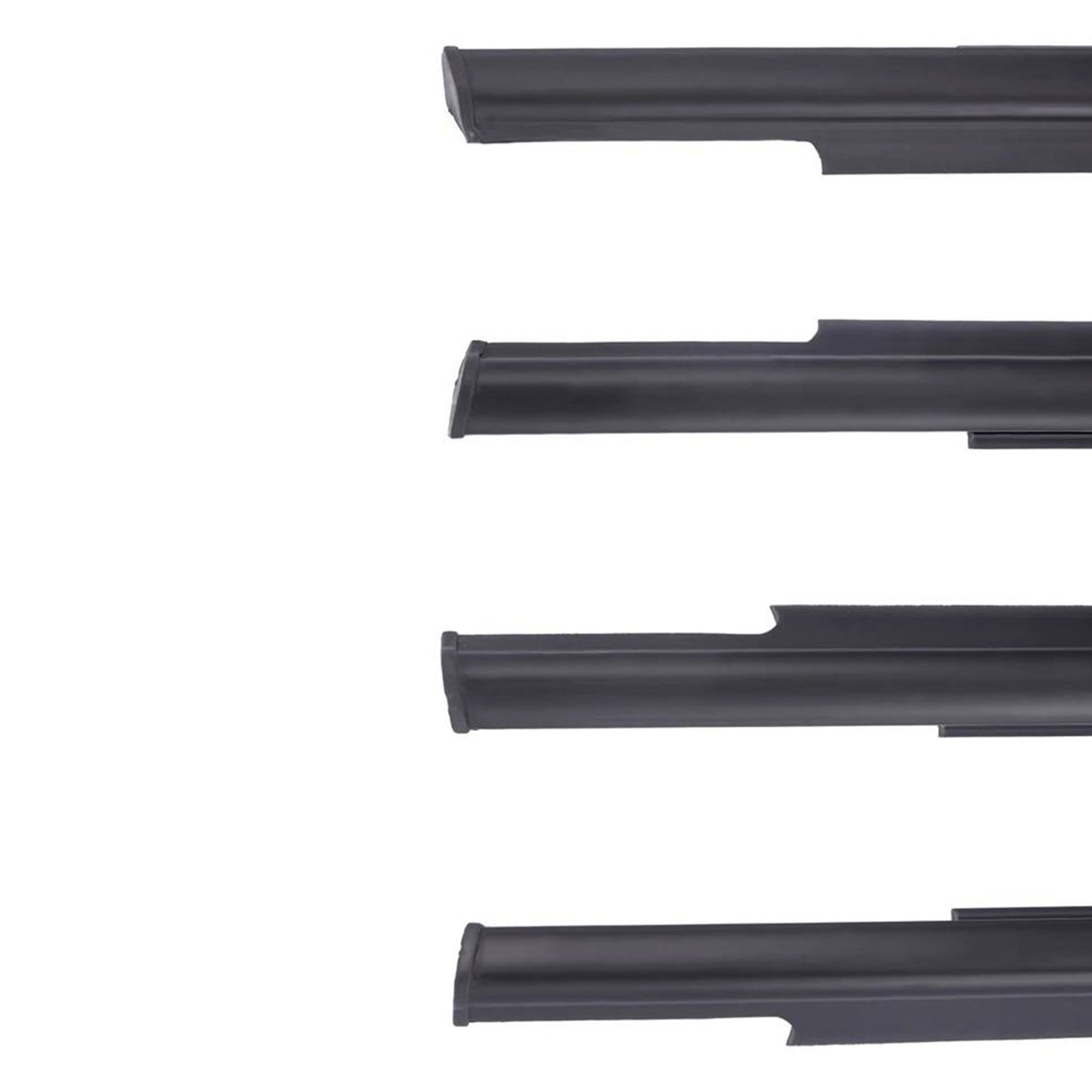 4x Window Weatherstrip Trim Belt Set Suitable For Mitsubishi Lancer 2008-2017