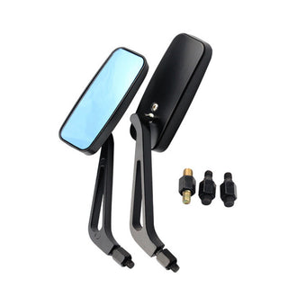 compare product 2x 8 10mm Motorcycle Mirrors Suitable For Chopper Cruiser Bobber Cafe Racer