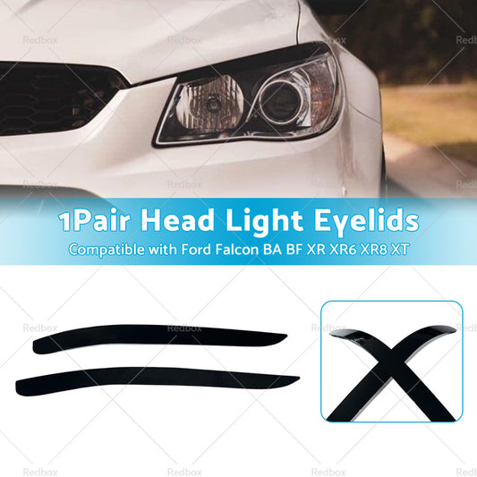 {{ Head Light Eyelid Eyebrow Lid Black Suitable For Ford Falcon BA BF XR XR6 XR8 XT }} - Buy Car Parts Online at {{ Kaka Auto Parts }}.