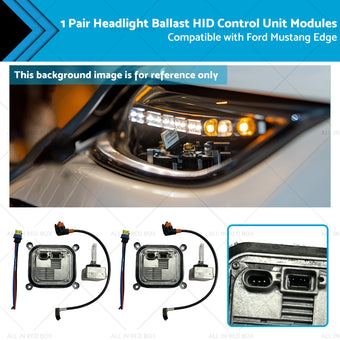 compare product 1 Pair Headlight Ballast HID Control Unit Modules Suitable for Ford Mustang Edge