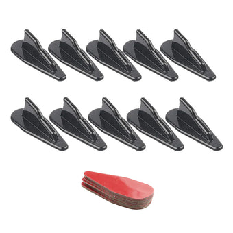 compare product Spoiler Roof Wing Air Vortex Generator Set of 10 Diffuser Shark Fin Kit Suitable For Car