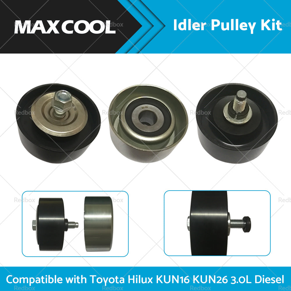 {{ Suitable for Toyota Hilux KUN16 KUN26 3. 0L Diesel 1KD-FTV 05-15 Idler Pulley Kit }} - Buy Car Parts Online at {{ Kaka Auto Parts }}.