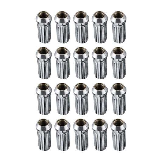 20x Extreme 14x1.5 Chrome Spline Wheel Nuts Suitable For VE Holden Landcruiser