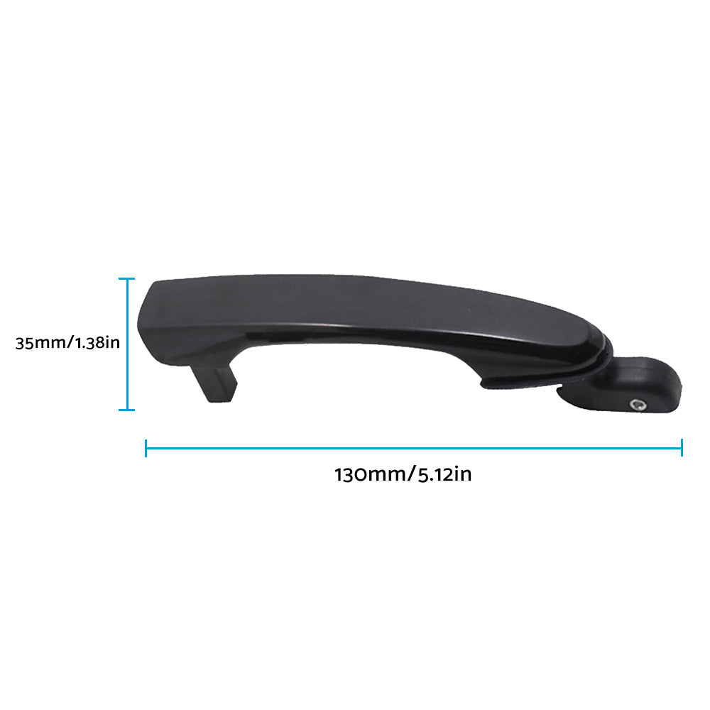 Front Right Exterior Door Handle With Keyhole Suitable For Hyundai Tucson JM 2005-2009