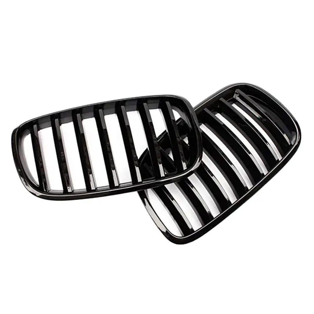Front Bumper Kidney Grill Grille Gloss Suitable For BMW E70 X5 / E71 X6 2007-2013