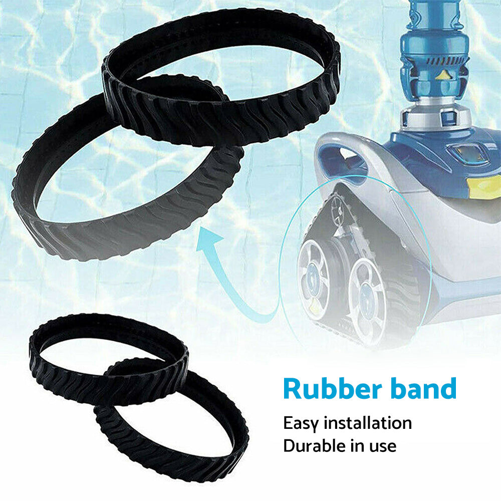 4x Tracks Tyres Wheel Suitable For Zodiac MX8 MX6 Baracuda R0526100 Pool Cleaner