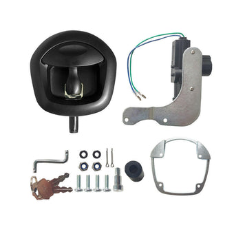 compare product 1x Central Locking Handle Whale Tail Lock Power Operated Black Recessed Folding