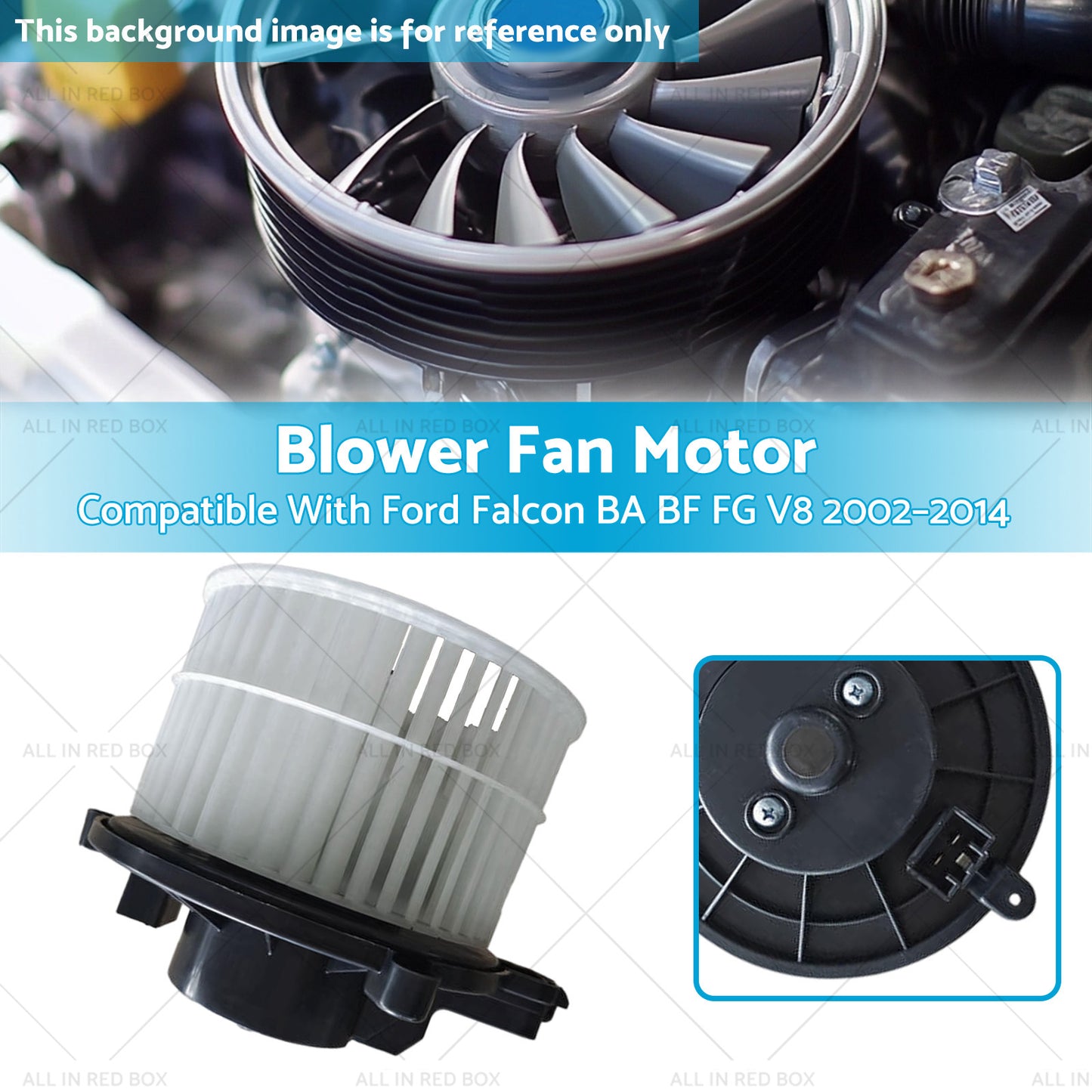 {{ HVAC Blower Fan Motor Dashboard Suitable For Ford Falcon BA BF FG 6Cyl V8 02-14 }} - Buy Car Parts Online at {{ Kaka Auto Parts }}.