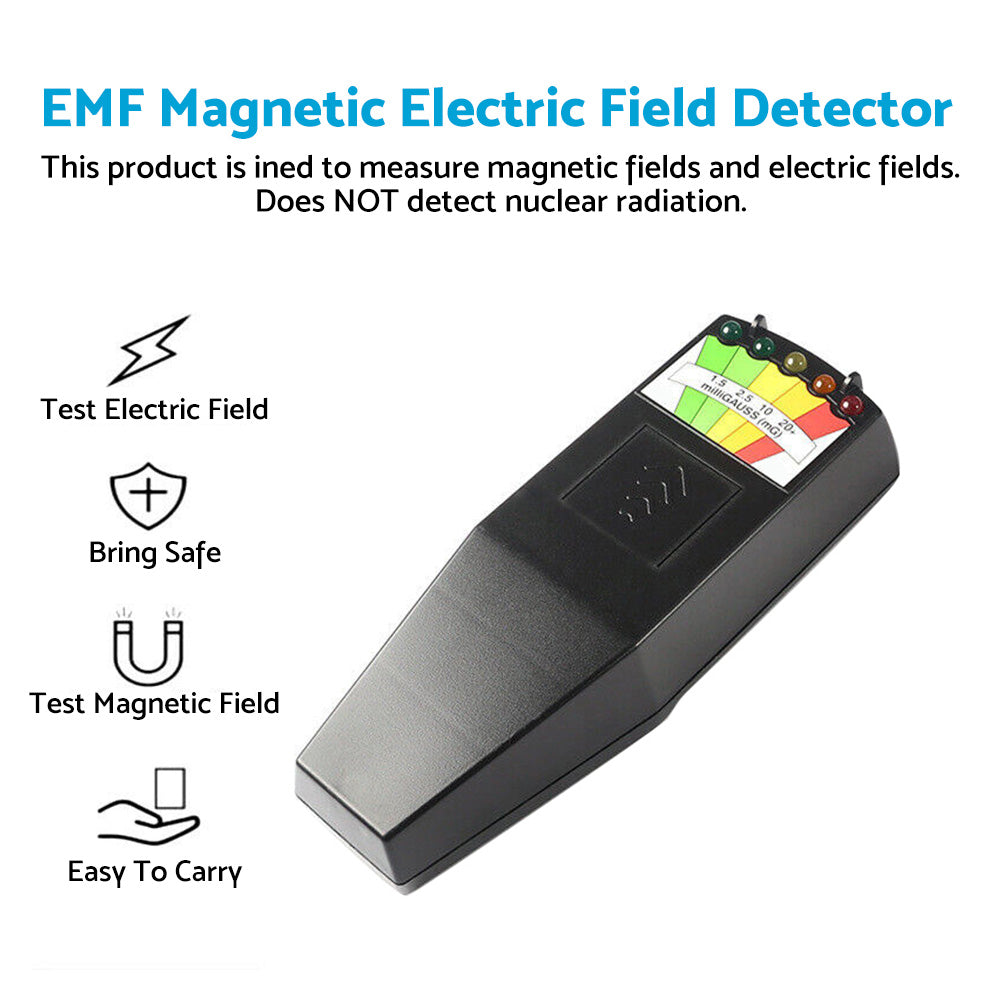 EMF Meter Paranormal Equipment Magnetic Field Ghost Hunting Radiation Detector