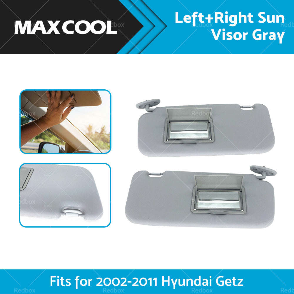 {{ Left Right Side Car Sun Visor Shade Suitable For Hyundai Getz 2002-2012 Grey }} - Buy Car Parts Online at {{ Kaka Auto Parts }}.