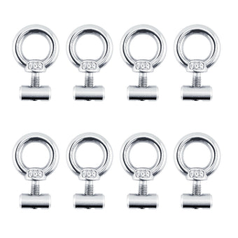 compare product 8x Awning Rail Stoppers & Track Screws Suitable For Boat / RV / Caravan Stainless Steel