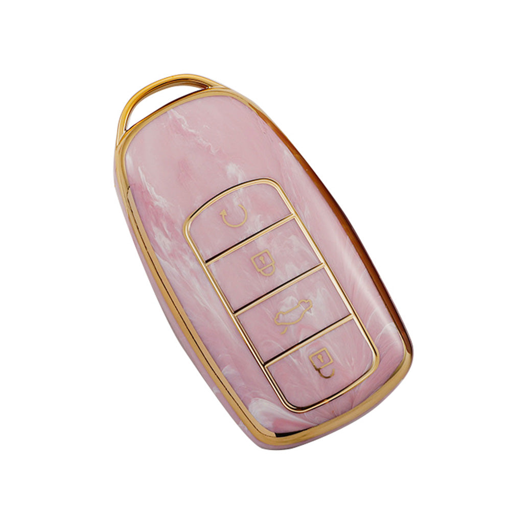 Car Remote Key Fob Case Cover TPU Pink Suitable For Chery Omoda 5