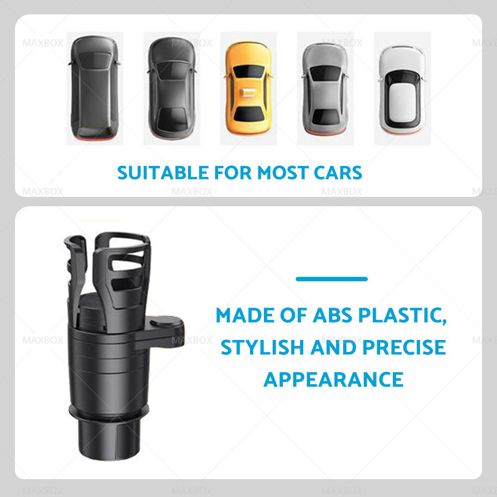 {{ 4in1 Adjustable Cup Holder Expander Adapter Base Tray Car Drink Bottle Holder }} - Buy Car Parts Online at {{ Kaka Auto Parts }}.