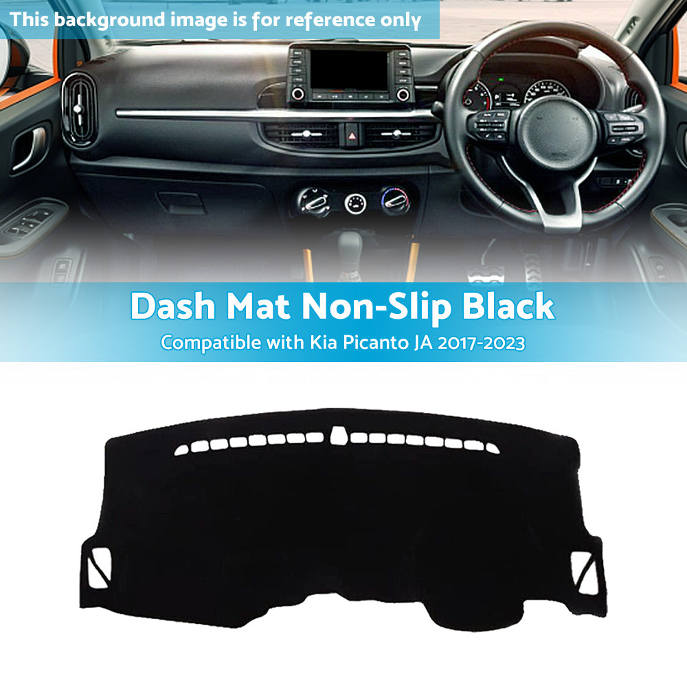 {{ Non-Slip Dash Mat Suitable For Kia Picanto JA 2017-2023 Dashboard Cover }} - Buy Car Parts Online at {{ Kaka Auto Parts }}.