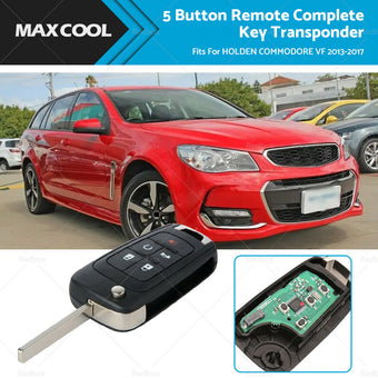 compare product 5 Button Remote Complete Key Transponder Fits For HOLDEN COMMODORE VF 2013-2017