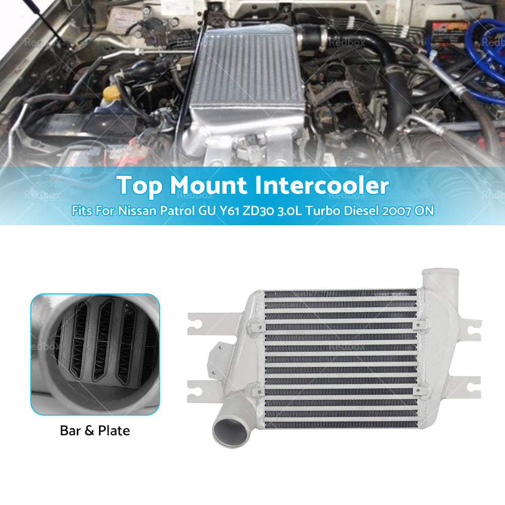 {{ Upgrade Intercooler fits Nissan Patrol GU Y61 ZD30 3. 0L Turbo Diesel 2007 ON }} - Buy Car Parts Online at {{ Kaka Auto Parts }}.