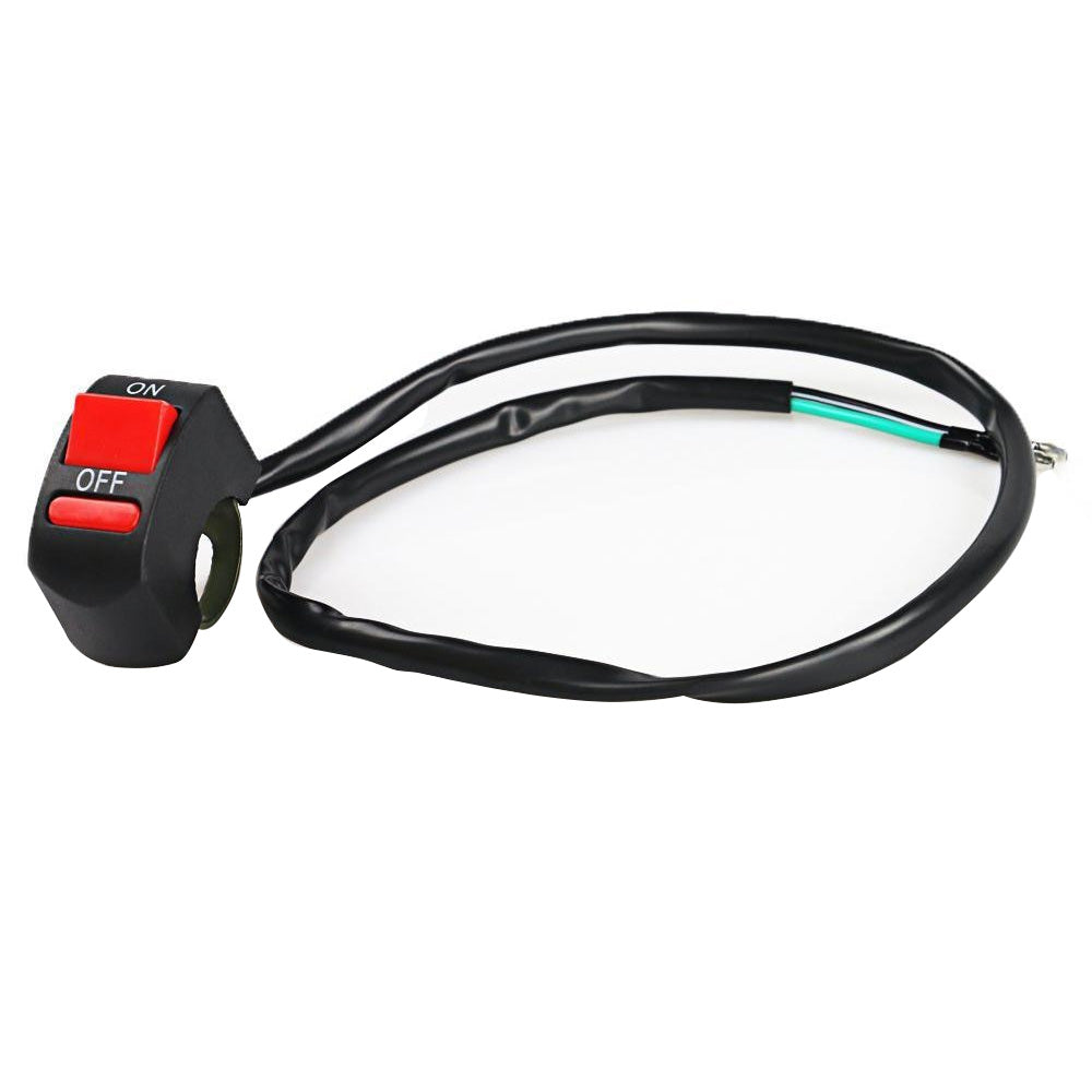 2PCS Universal Motorcycle ATV Bike Handlebar Light Switch ON OFF Button