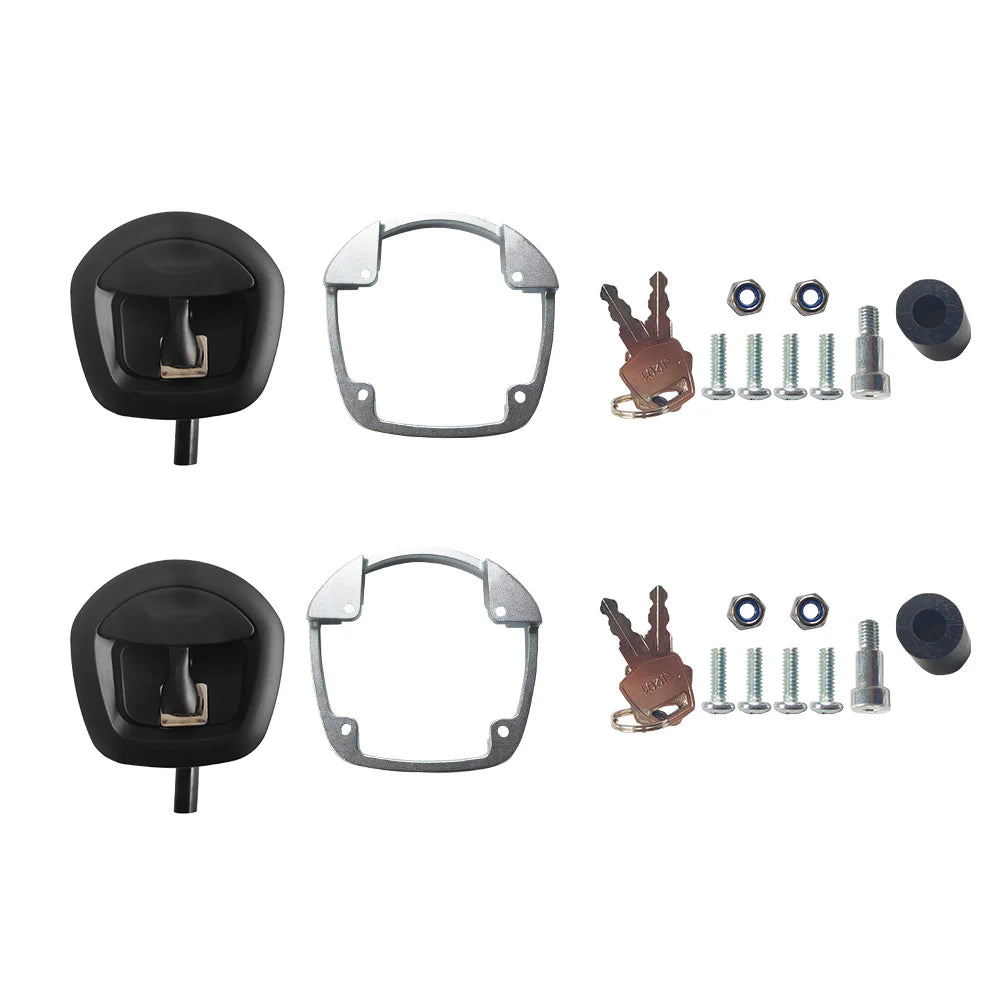 2x Whale Tail T Handle Compression Lock Latch Suitable For Ute Canopy Trailer Toolbox