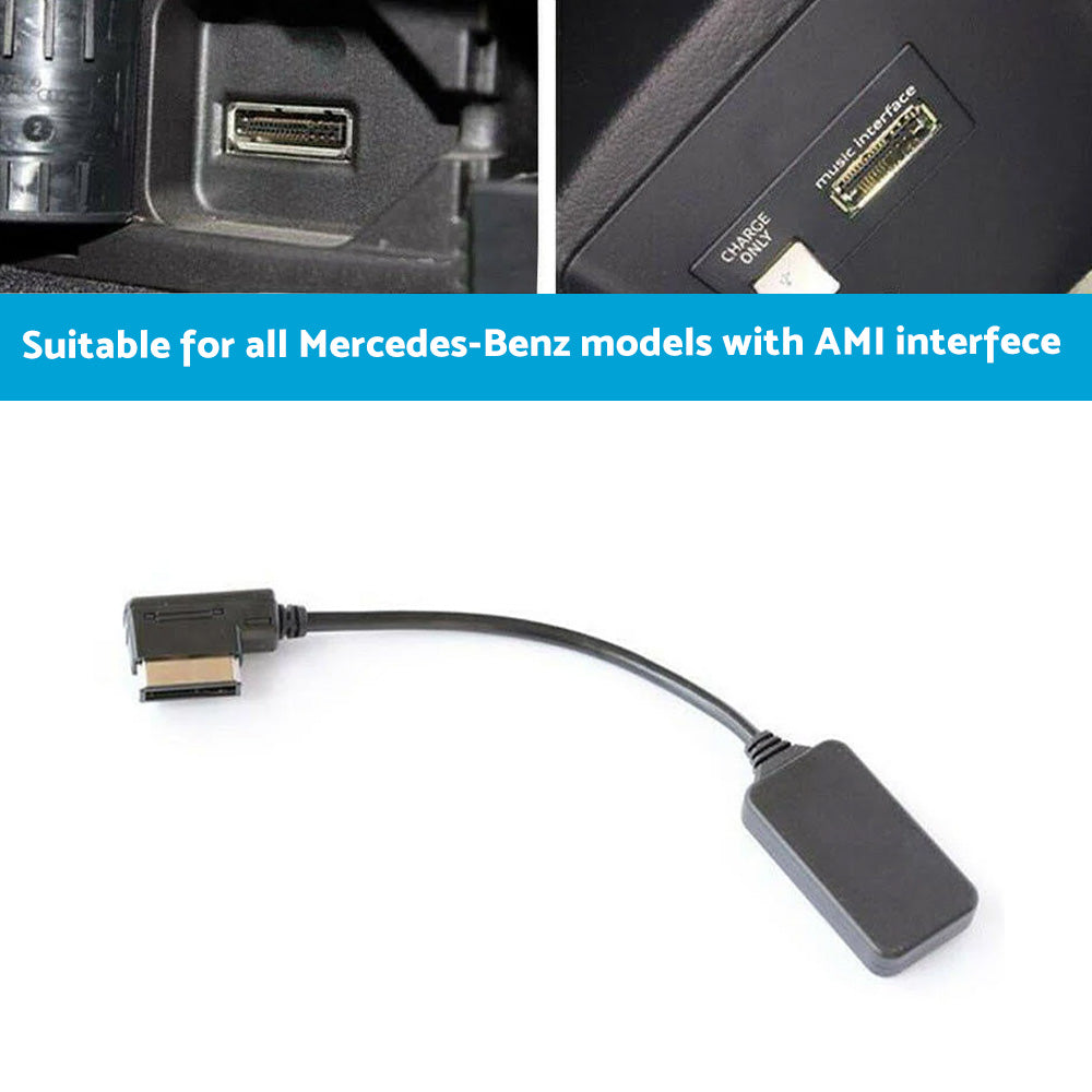 {{ AMI MMI Car Bluetooth-compatible Aux Receiver Cable Adapter For Mercedes Benz }} - Buy Car Parts Online at {{ Kaka Auto Parts }}.